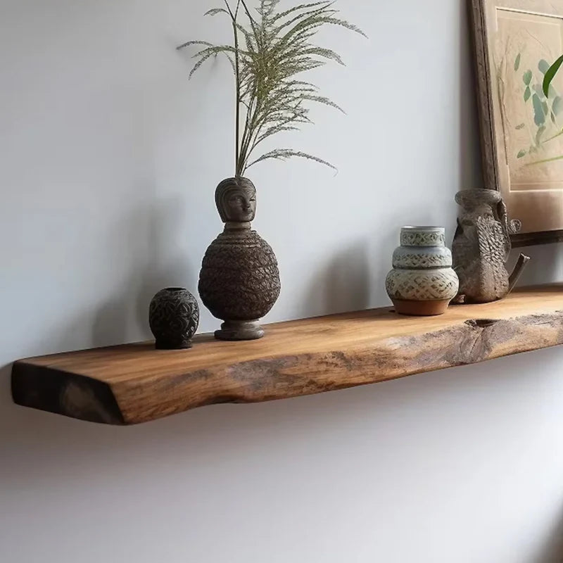 Floating Shelf Natural Edge Stylish Functional Spaces