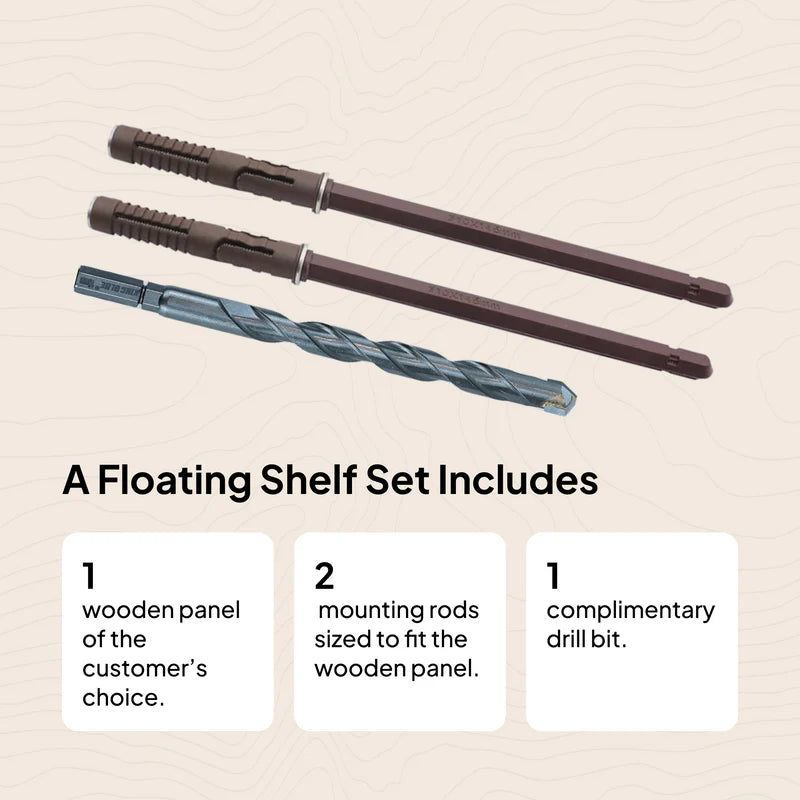 Floating Shelf Natural Edge Stylish Functional Spaces