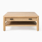 Square Coffee Table Modern Storage Accent Piece