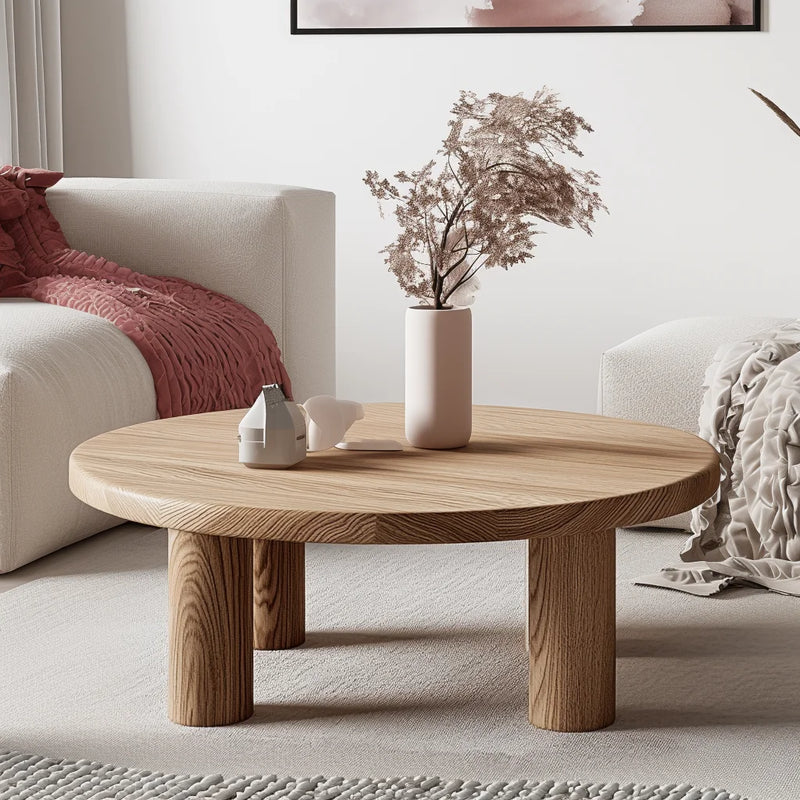 Modern Wooden Coffee Table Minimalist Durable Design