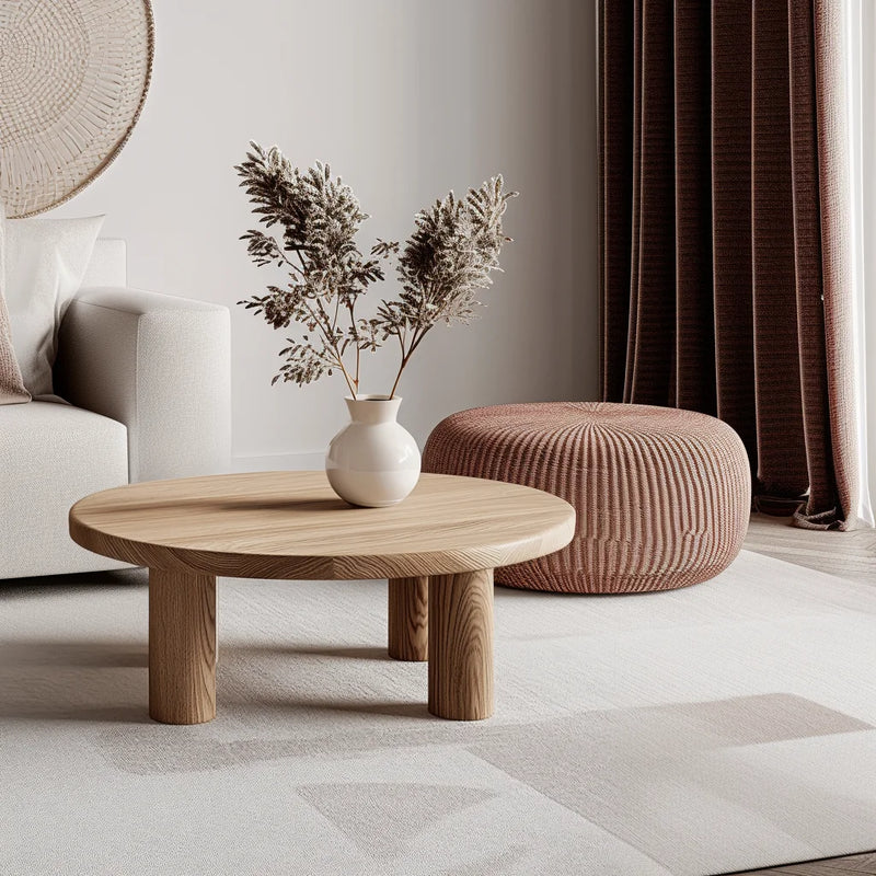 Modern Wooden Coffee Table Minimalist Durable Design