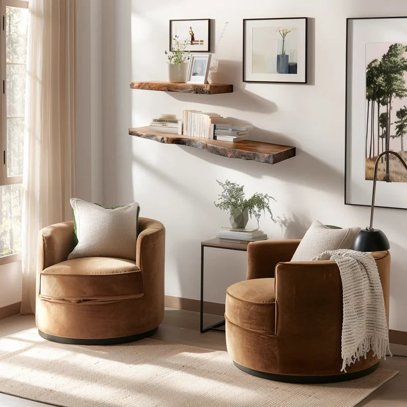 Organic Wall Shelf with Sculpted Silhouette for Artful Display