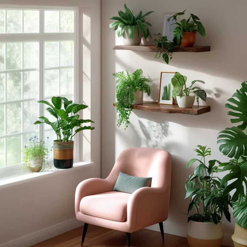 Organic Wall Shelf with Sculpted Silhouette for Artful Display