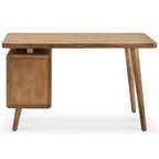 Scandinavian Writing Desk with a spacious tabletop and integrated storage perfect for modern workspaces