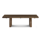 Sculptural Coffee Table with minimalist curved base