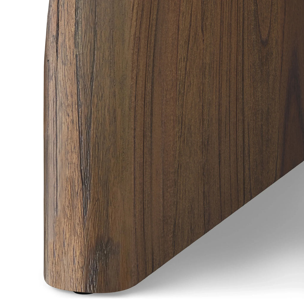 Sculptural Coffee Table with minimalist curved base