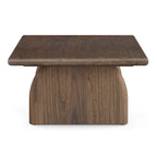 Sculptural Coffee Table with minimalist curved base