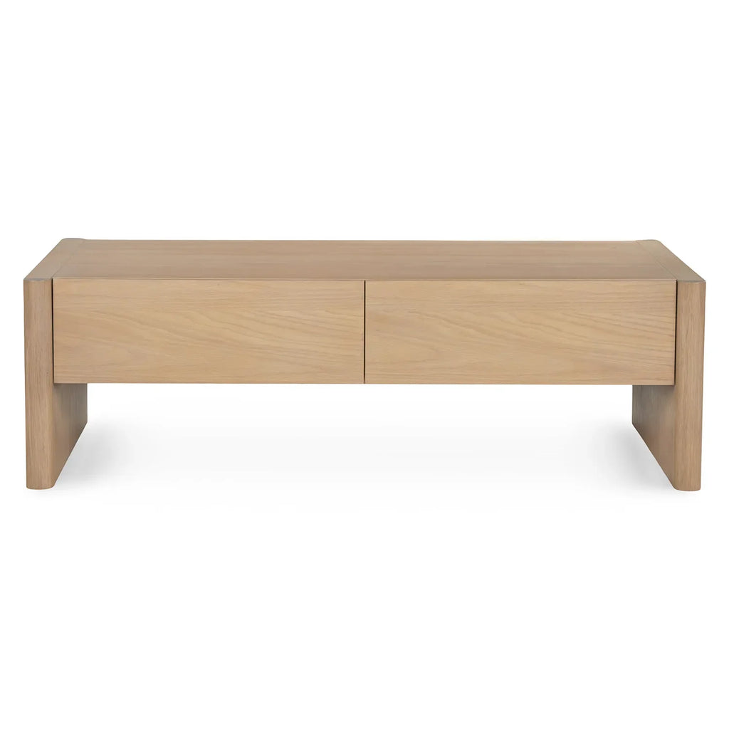 Sleek Coffee Table with hidden storage drawers