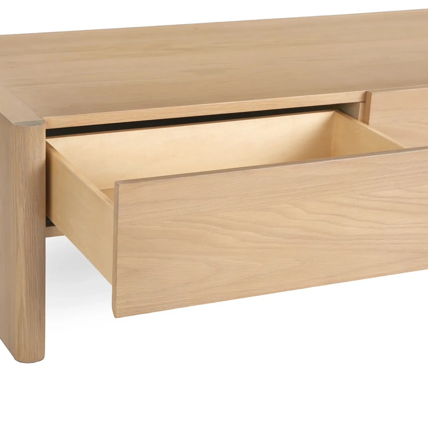 Sleek Coffee Table with hidden storage drawers
