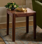 Stylish modern wooden side table with a minimalist design